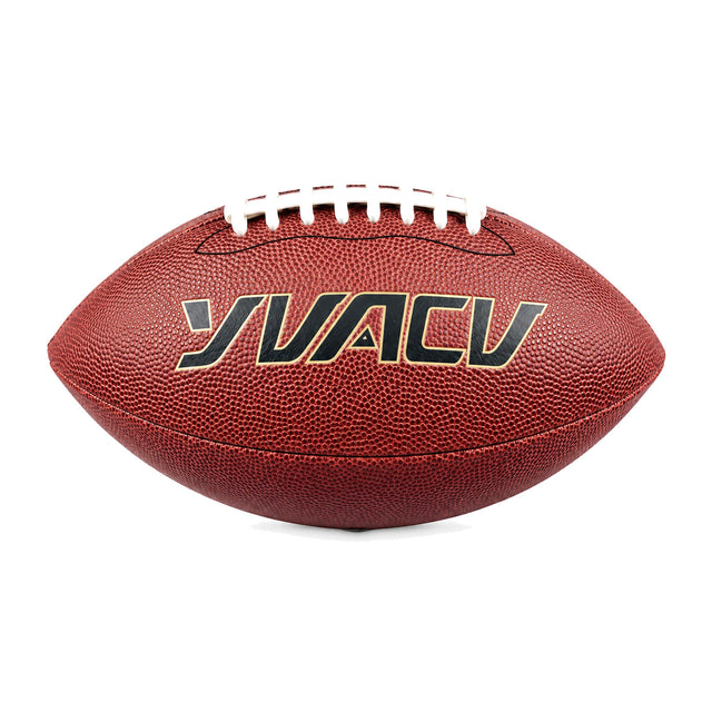 Standard American Gridiron Football for Indoor/Outdoor Sports, Training, Rugby - Size 9