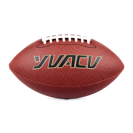 3x Standard American Gridiron Football Pack - Size 9 (Indoor/Outdoor Sports Training Ball)