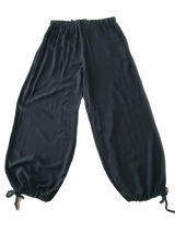Womens Boho Harem Pants Baggy Yoga Loose Trousers - Black