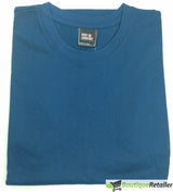 Mens Plain T Shirt 100% COTTON Loose Baggy Fit Blank Tee Top Basic T-Shirt - Pink (Salmon)