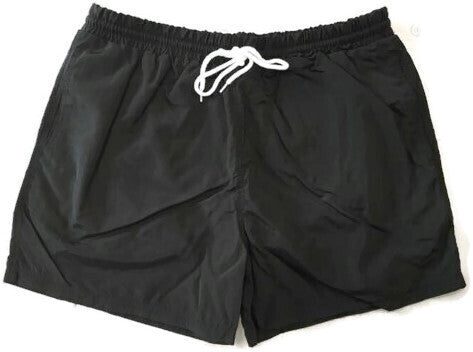 Mens Swim & Running Shorts w/ Brief Lining & Elastic Drawstring Waistband