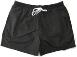 Mens Swim & Running Shorts w/ Brief Lining & Elastic Drawstring Waistband