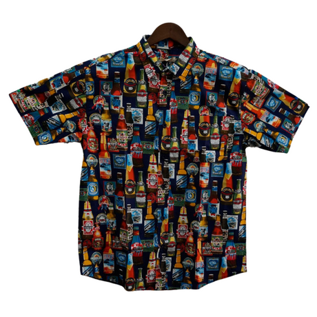 100% Cotton Adults Hawaiian Beach T-Shirt Cool Dry Summer Casual Tee Top