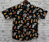 100% Cotton Adults Hawaiian Poker T-Shirt Cool Dry Summer Casual Tee Tops 3XL-6X