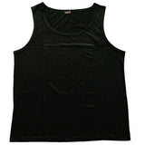 PLUS SIZE SINGLET Big Mens Sleeveless 100% COTTON Tank Top 3XL-6XL Summer - Grey