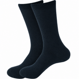 12 Pair Crew Bamboo Socks Bulk Pack - Dark Teal (Unisex Eco Natural Business Work Socks)