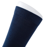 6 Pairs Crew Bamboo Socks Pack - Navy Blue (Unisex Eco Natural Business Work Socks)
