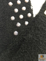 1 Pair Mens Non Slip Thick Fur Warm Winter Bed Socks Plain Thermal Warm Cushion