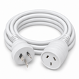 5-Metre Ultracharge Australian Extension Power Lead Cable - White
