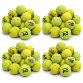 60x Used Tennis Balls Pack for Kids, Dogs, Backyard & More Bulk Pack (Assorted)