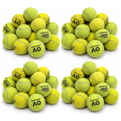 60x Used Tennis Balls Bulk Pack for Kids, Dogs, Backyard & More (Assorted)