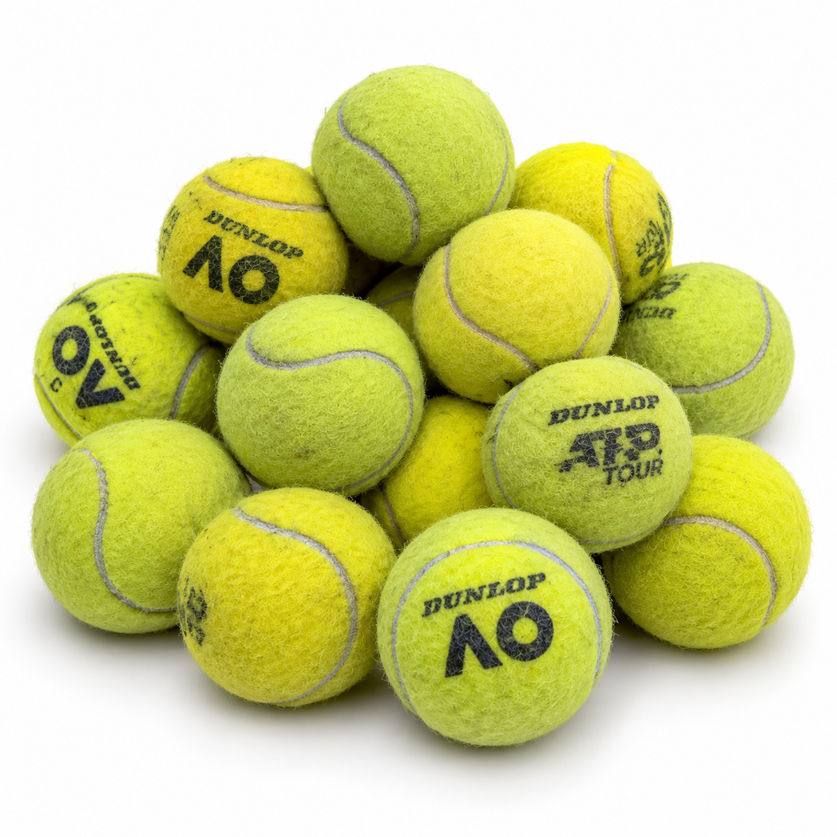 15x Assorted Used Tennis Balls for Kids, Dogs, Backyard & more