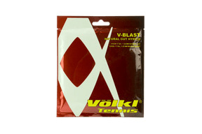 Volkl V-Blast 17g Hybrid Tennis String Set (Yellow/Black Silver)