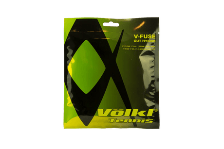 Volkl V-Blast 16g Hybrid Tennis String Set (Yellow/Black Silver)