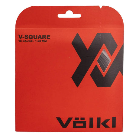 Volkl V-Square 18g/1.20mm Tennis Racquet String Set - Black (12m)