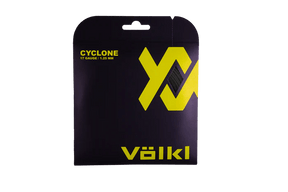 Volkl Cyclone Tennis String Gear Shaped Co-Poly Spin 1.25mm 17g in Black