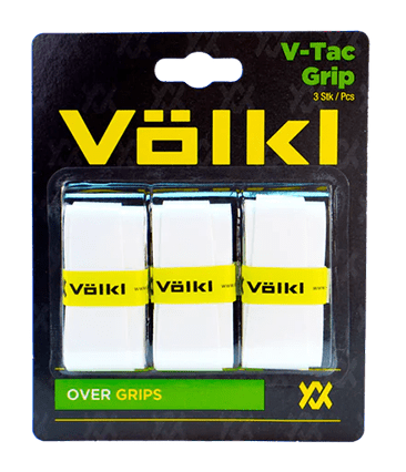 Volkl 3-Pack V-Tac Overgrips Tennis Grips in White