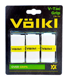 Volkl 3-Pack V-Tac Overgrips Tennis Grips in White