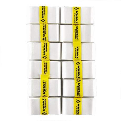 12x Volkl V-Dry Tennis Racquet Overgrip Bulk Pack - White