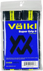 12x Volkl Super Grip II Tennis Racquet Overgrip Bulk Pack - Black