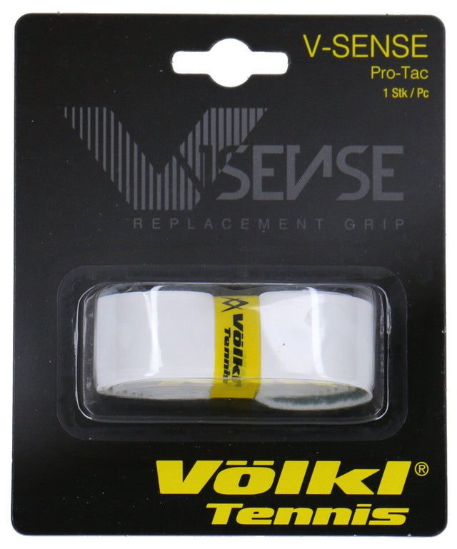 Volkl V-Sense Pro Tac Replacement Grip Overgrip in White
