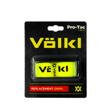 Volkl Pro Tac Tennis Overgrip Grip Tape 1 Pack in Neon Yellow