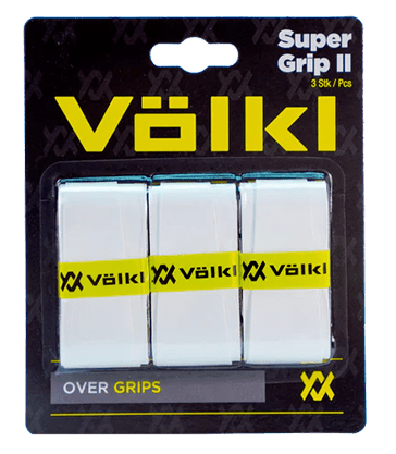 Volkl 3-Pack Super Grip II Tennis Grips in White