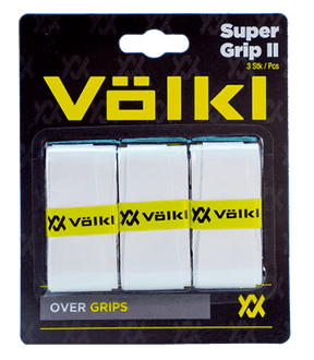 Volkl 3-Pack Super Grip II Tennis Grips in White