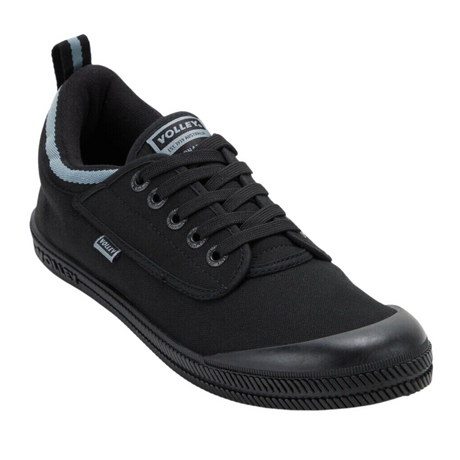 Dunlop Volleys International Mens Sneakers - Low Canvas Casual Shoes - Black/Dark Grey