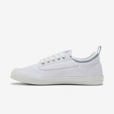 Volley International Mens Sneakers - White/Light Grey (Low Canvas Casual Shoes)