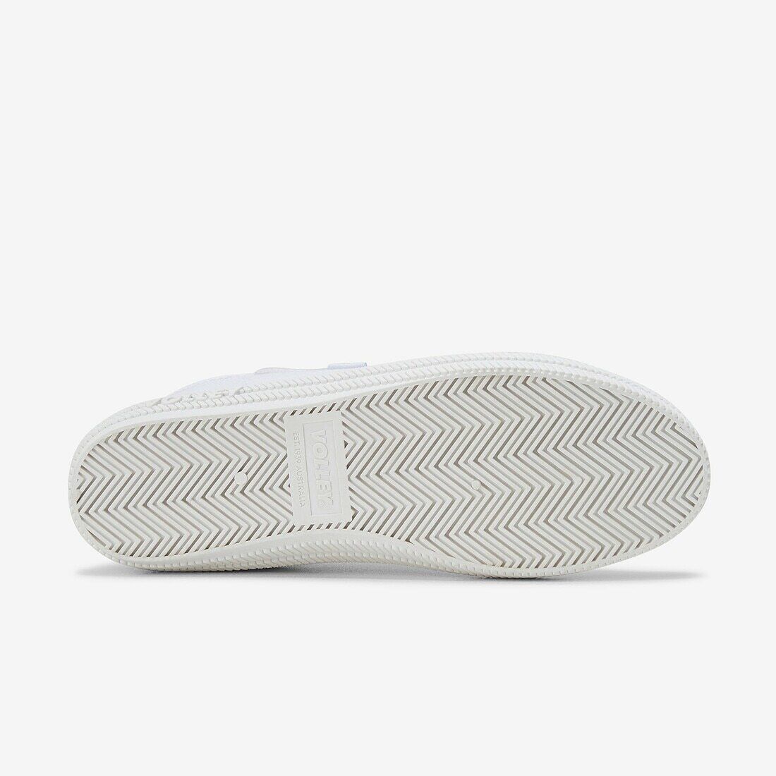 Volley International Mens Sneakers - White/Light Grey (Low Canvas Casual Shoes)