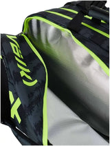Volkl Zebra Combi Tennis Bag (Fits 6 - 9 Racquet Bag) Black/Neon Yellow
