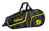 Volkl Zebra Combi Tennis Bag (Fits 6 - 9 Racquet Bag) Black/Neon Yellow