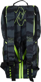 Volkl Zebra Combi Tennis Bag (Fits 6 - 9 Racquet Bag) Black/Neon Yellow