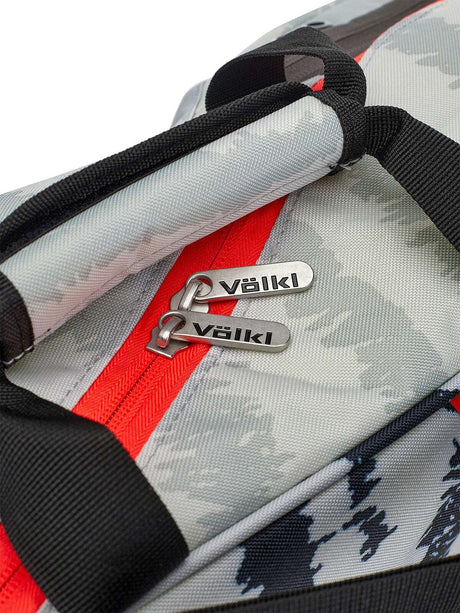 Volkl Zebra Pro Tennis Bag (Fits 3-5 Racquets) - White/Black