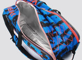 Volkl Zebra Combi Tennis Bag (Fits 6 - 9 Racquets) - Blue