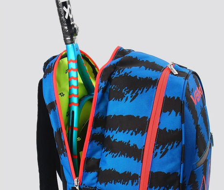 Volkl Zebra Large Tennis Backpack - Blue (Badminton/Sports Racket Bag)