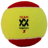 12x Volkl Team 3 Red Tennis Balls - Low Compression Training for Beginners