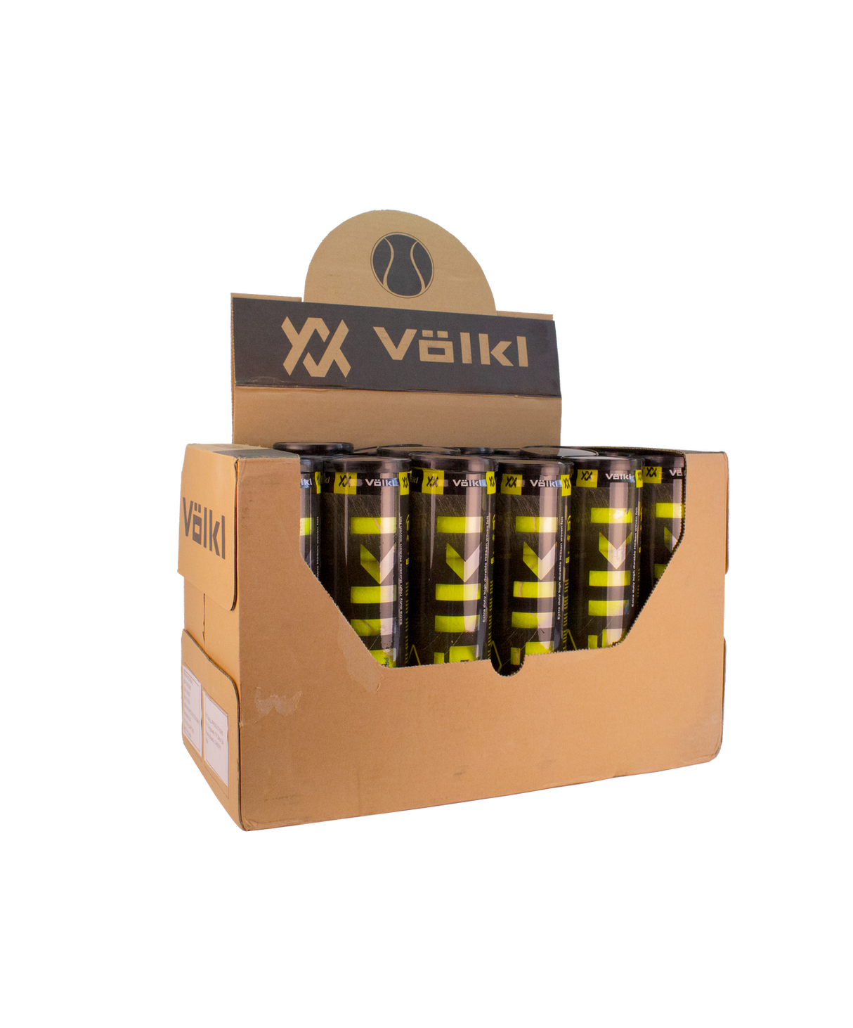 72x Volkl Pro Tennis Balls Bulk Pack - 18 Cans of 4 Balls