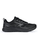 Sfida Vario Junior Kids Lace Up Runners - Black/Black (Kids Sneakers/Shoes)