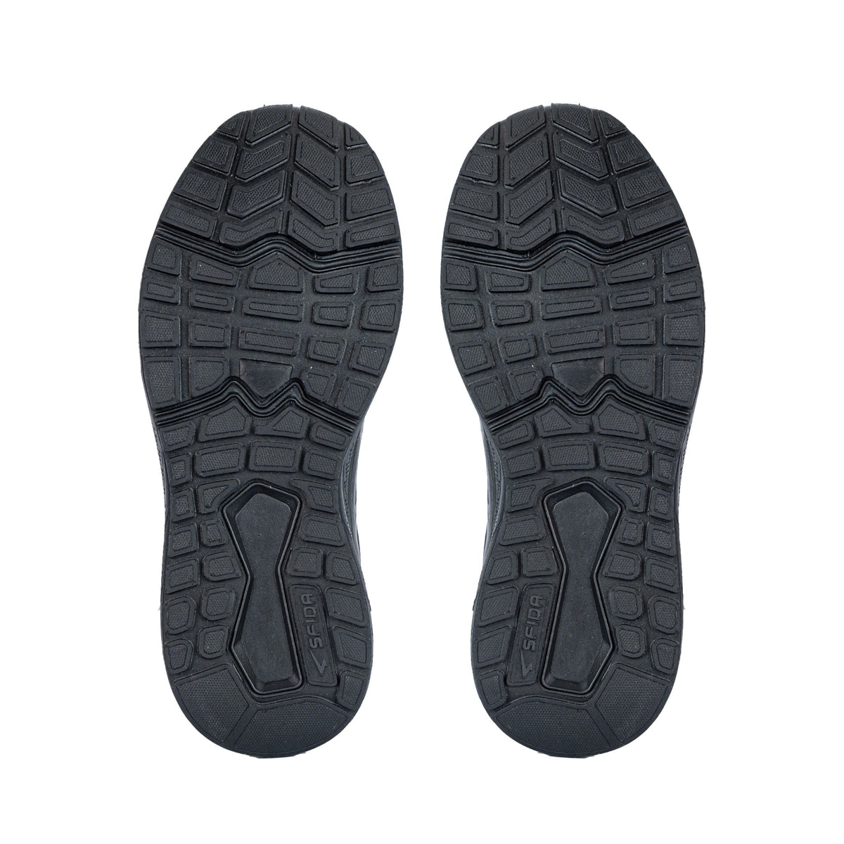 Sfida Vario Junior Kids V Strap Runners - Black/Black (Kids Sneakers/Shoes)