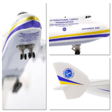 Antonov AN-225 Mriya 1/400 Diecast Metal Aircraft Model Kit with Stand (Ukrainian Plane)