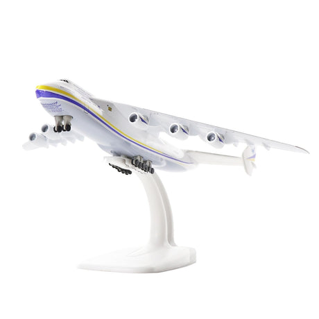 Antonov 1/400 Scale Diecast Metal AN-225 MRIYA Aircraft Model Kit w/ Stand - Ukraine Airplane for Gifts