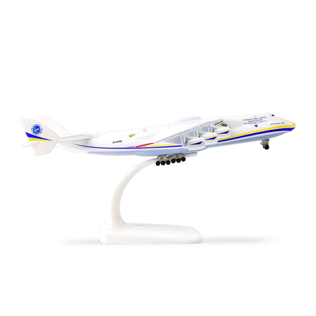 Antonov 1/400 Scale Diecast Metal AN-225 MRIYA Aircraft Model Kit w/ Stand - Ukraine Airplane for Gifts