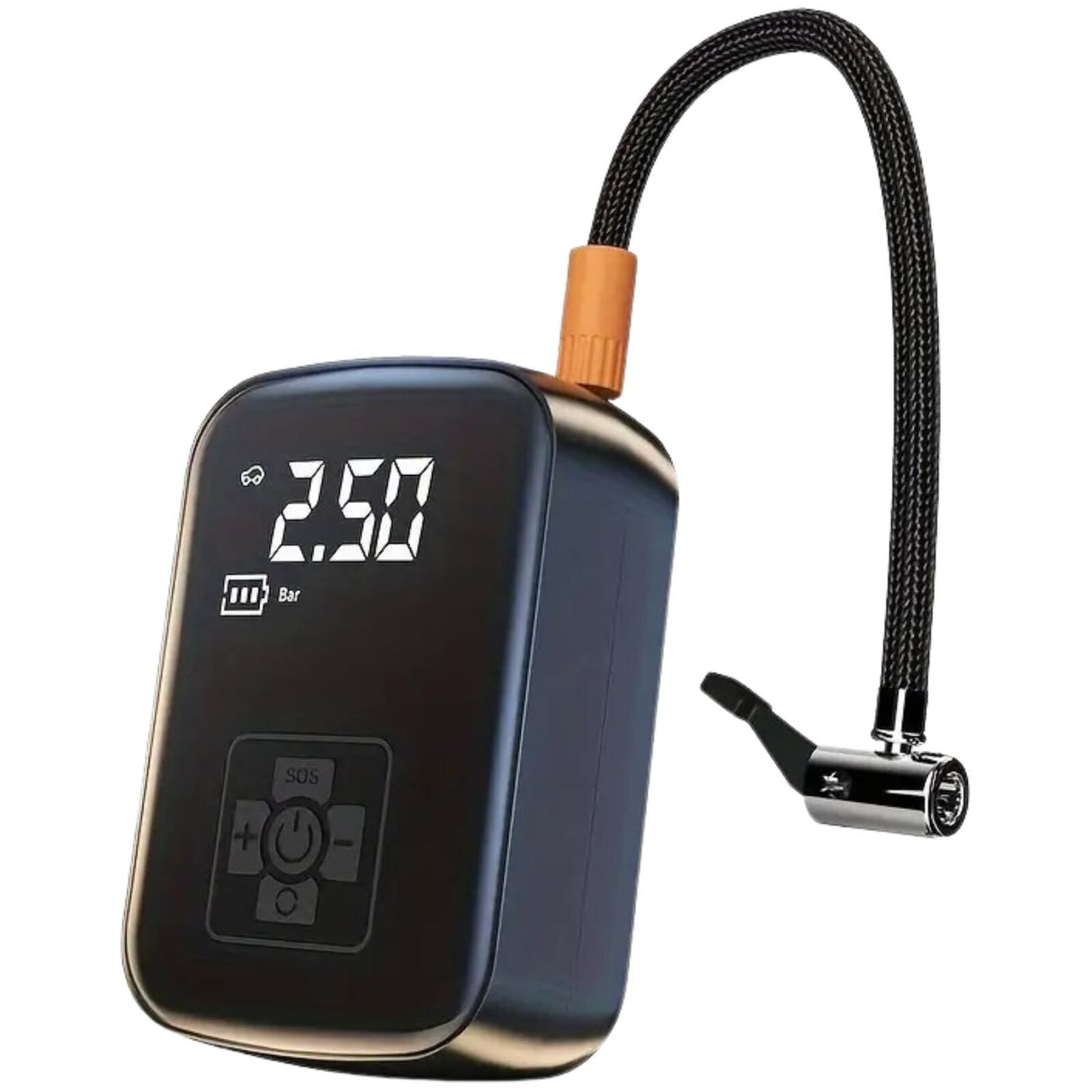 Rechargeable Digital Portable Tyre Air Compressor - Cordless (Bike & Car)
