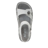Alegria Vienna Ankle Strap Sandals Shoes Womens - Delicut White