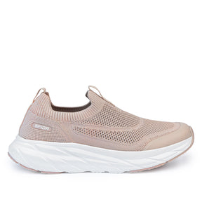 Sfida Vitali Womens Comfort Walkers - Pale Rose (Knit Walking Shoes) - PALE ROSE