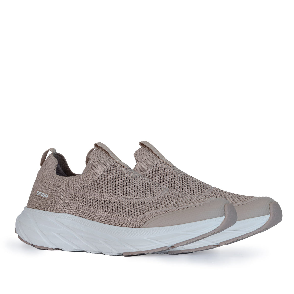 Sfida Vitali Womens Comfort Walkers - Pale Rose (Knit Walking Shoes)