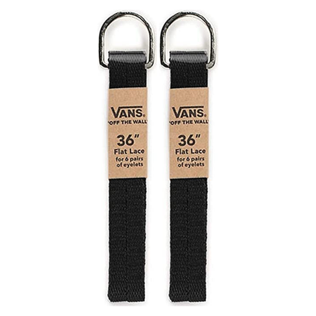 2x VANS 36" Black Shoelaces for Sneakers (Pack)