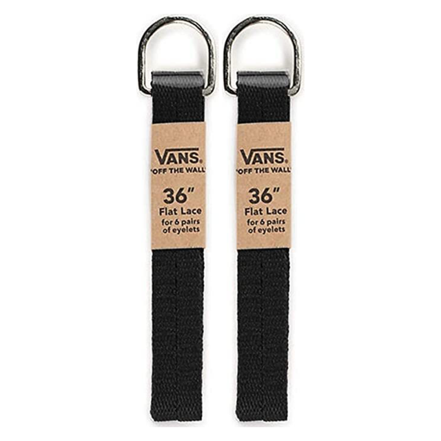 2x VANS 36" Black Shoelaces for Sneakers (Pack)